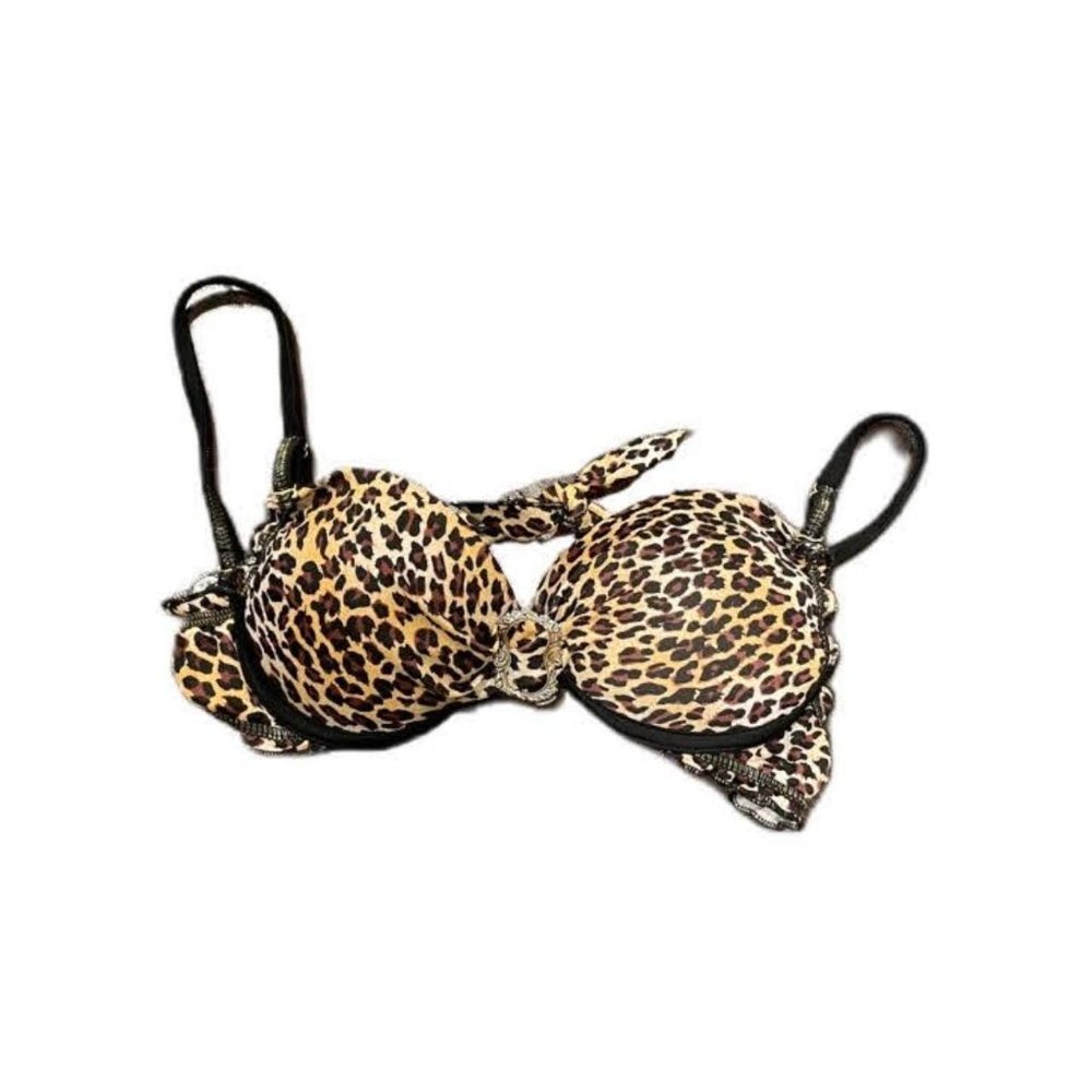 cheetah print bathing suit top